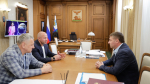 Александр Шуваев встретился с белгородским спортсменом Фёдором Емельяненко