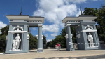 В Белгороде в парке Ленина завершили реставрацию главной арки