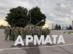 Ракитянские девушки принимают участие в военно-исторических сборах «Армата».