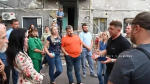 Валентин Демидов встретился с жителями домов, пострадавших из-за атак ВСУ 27 июля