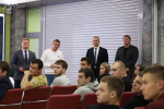 Студенты НИУ «БелГУ» встретились с олимпийским чемпионом