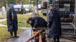 В Белгороде на улице Корочанской ремонтируют водопровод