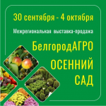 30 сентября в «Белэкспоцентре» начнет свою работу выставка-продажа «БелгородАгро. Осенний сад»