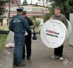 Жителям Чернянского округа в ходе акции рассказали об автономном дымовом пожарном извещателе