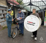 Жителям Чернянского округа в ходе акции рассказали об автономном дымовом пожарном извещателе