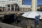 В Белгороде начали консервировать фонтаны на зиму