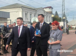 Валентин Демидов, Николай Бутов и Наталья Павленко / Фото: Алексей Стопичев