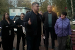 Глава администрации Белгорода Валентин Демидов встретился с жителями дома на ул. Октябрьской, пострадавшем при атаке БПЛА в начале месяца